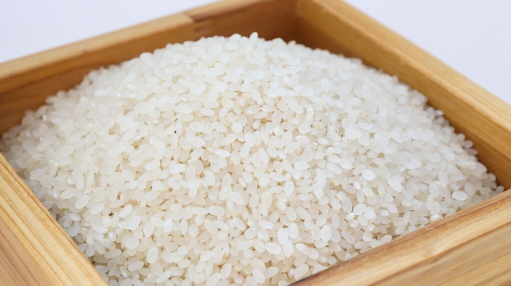 升に入った米